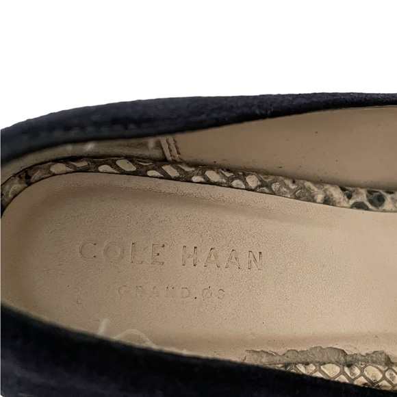 Cole Haan Loafer Pump Block Heel Kiltie Size 7 - Picture 5 of 8